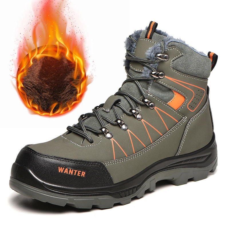 Safety Boots Men Winter Shoes Steel Toe Safety Shoes