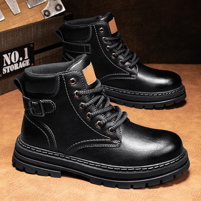 Martin boots retro high top men's workwear boots