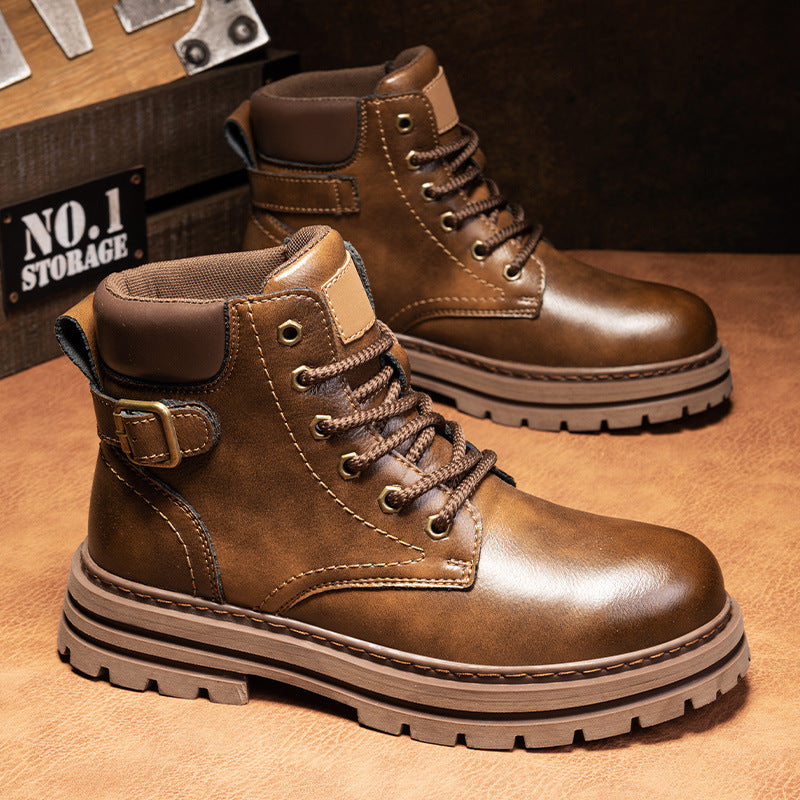 Martin boots retro high top men's workwear boots