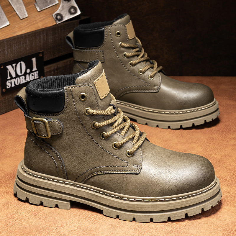 Martin boots retro high top men's workwear boots