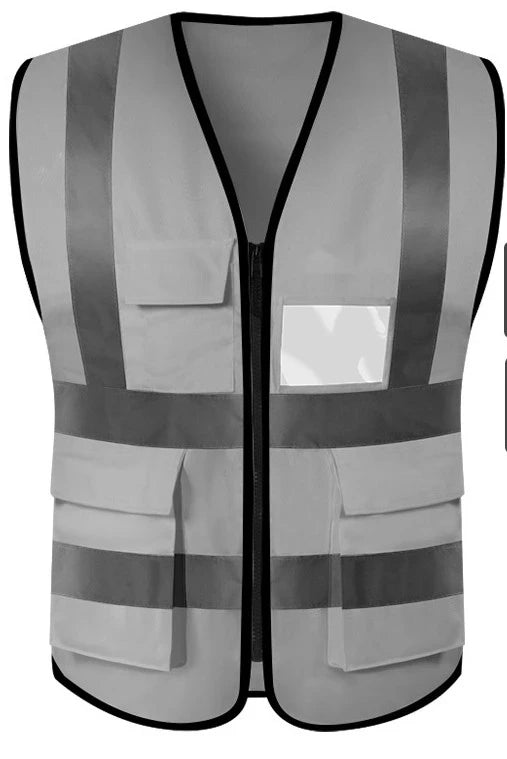 Reflective Safety Vest High Visibility Security Protection Working Vest Motorcycle Jacket Waistcoat Summer Vest