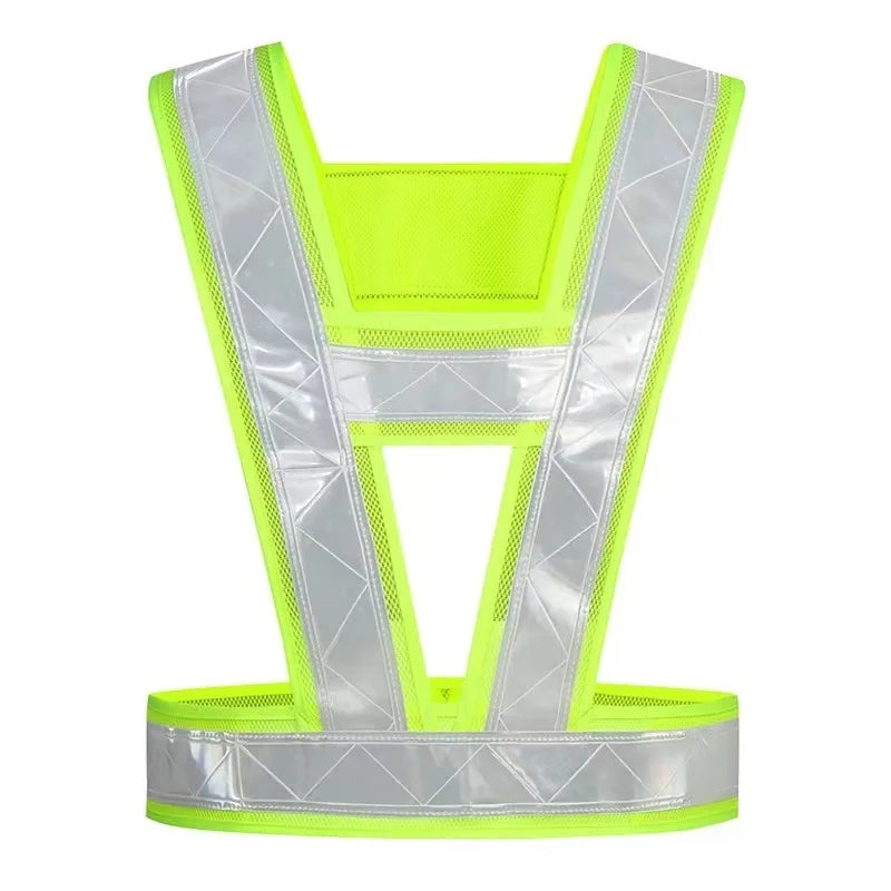 Unisex High Visibility Reflective Vests Belt for Night Running Working And Cycling Safety Security Traffic Warning Jacket Strap